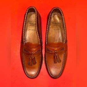Allen Edmonds x MAXFIELD 47716 Tan Leather Moccasin Tassel Loafers 10.5 D $425